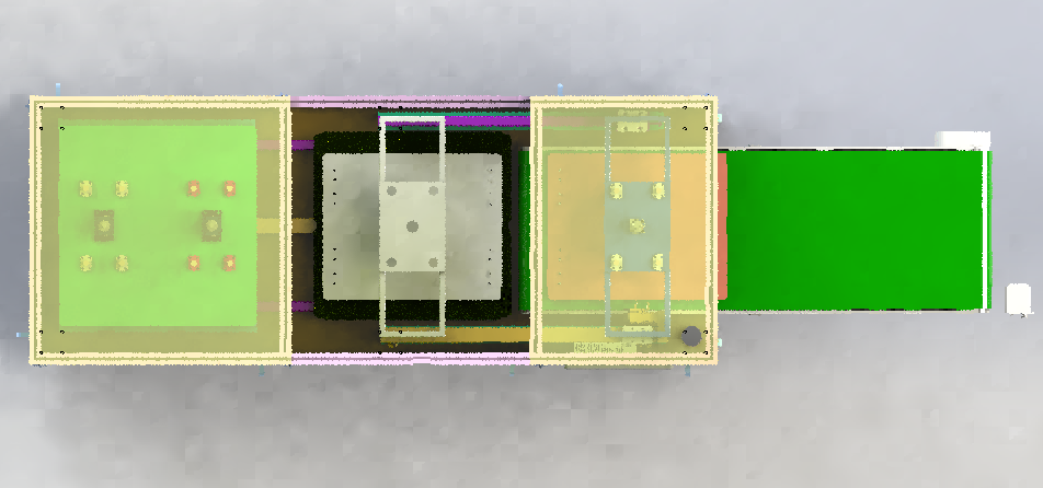 塑料产品自动下料冲切step