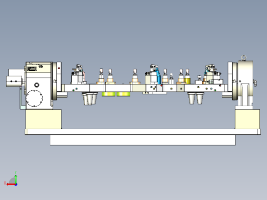 铝铸件液压四轴夹具后视缩略图