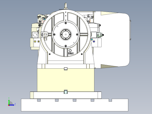 铝铸件液压四轴夹具左视缩略图