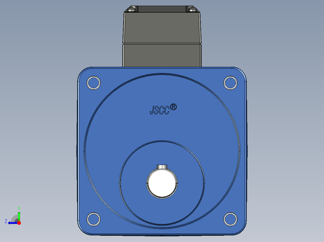 YT系列调速电机-200yt01-180右视图