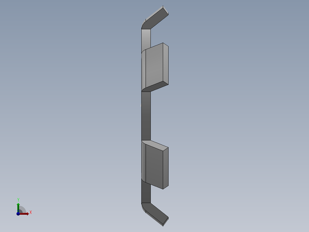 锁母垫片前视图