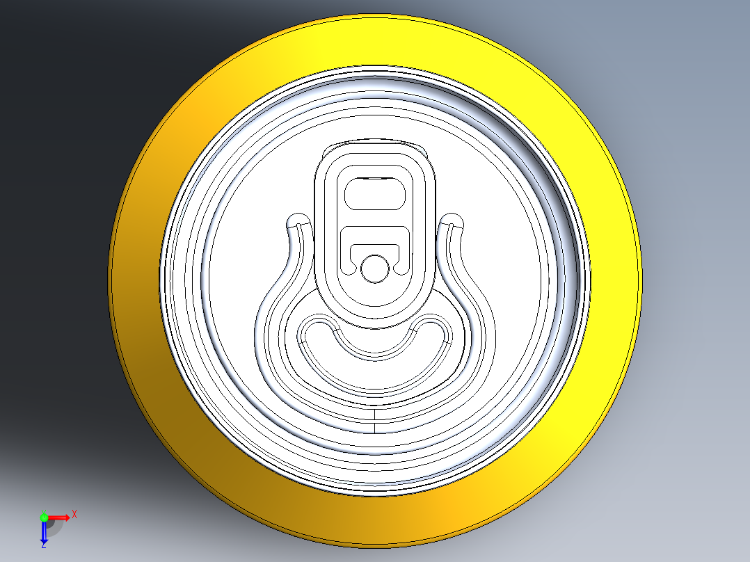 啤酒瓶、瓶子(18)俯视图