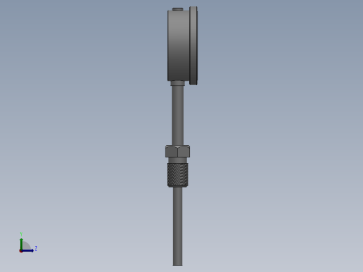 WTY-411压力式温度计左视缩略图