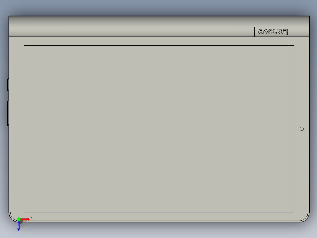 联想YogaSmartTab俯视图