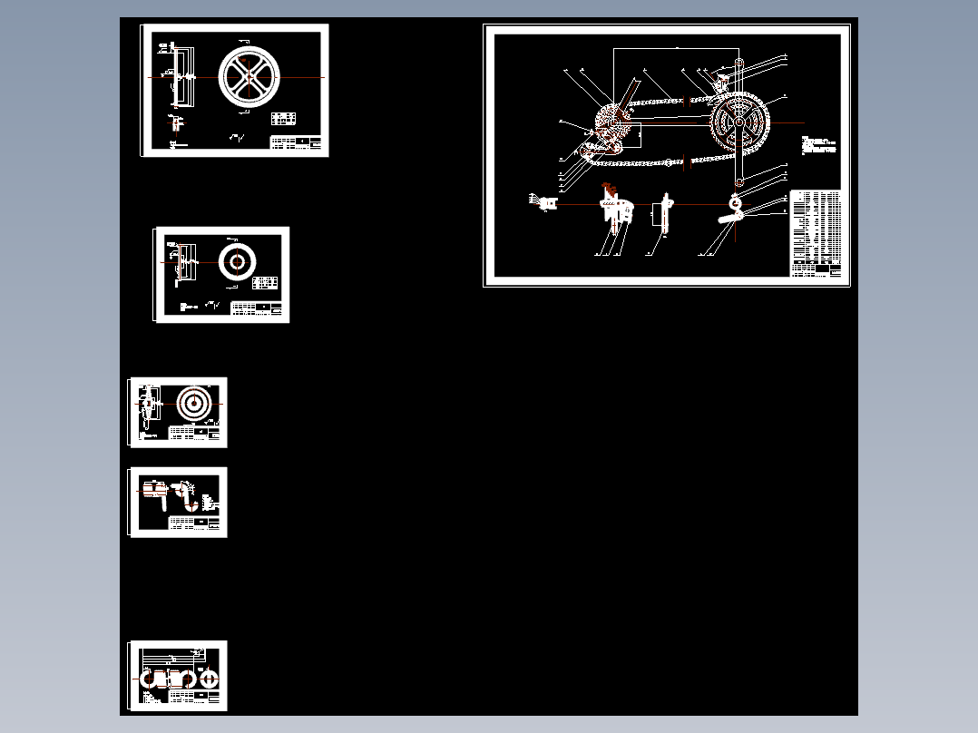 自行车变速器设计含开题及5张CAD图
