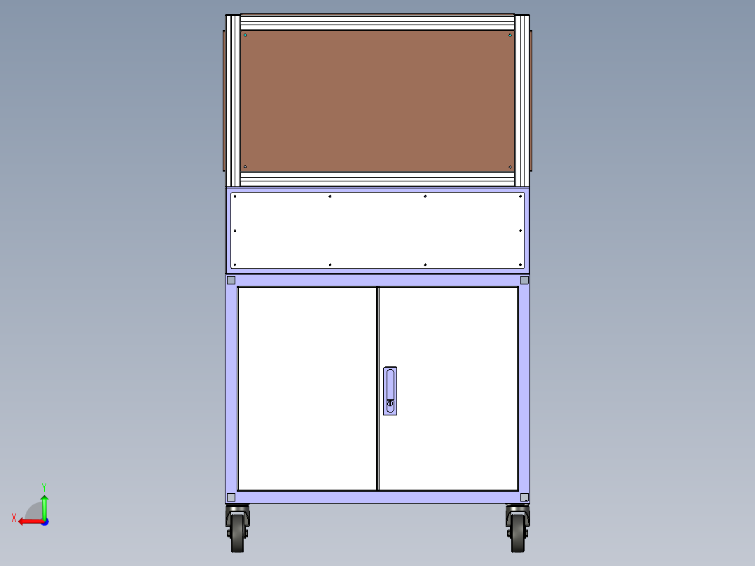 纸带张力控制机后视图