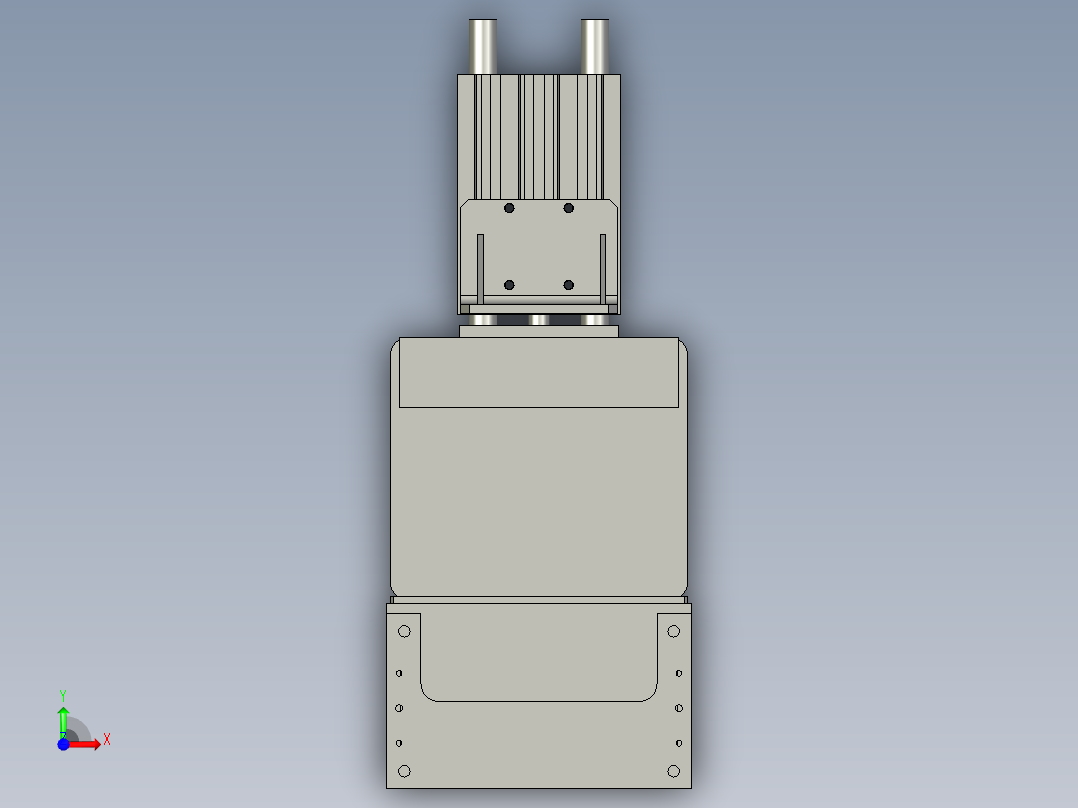 扣件治具放置座-副本前视图