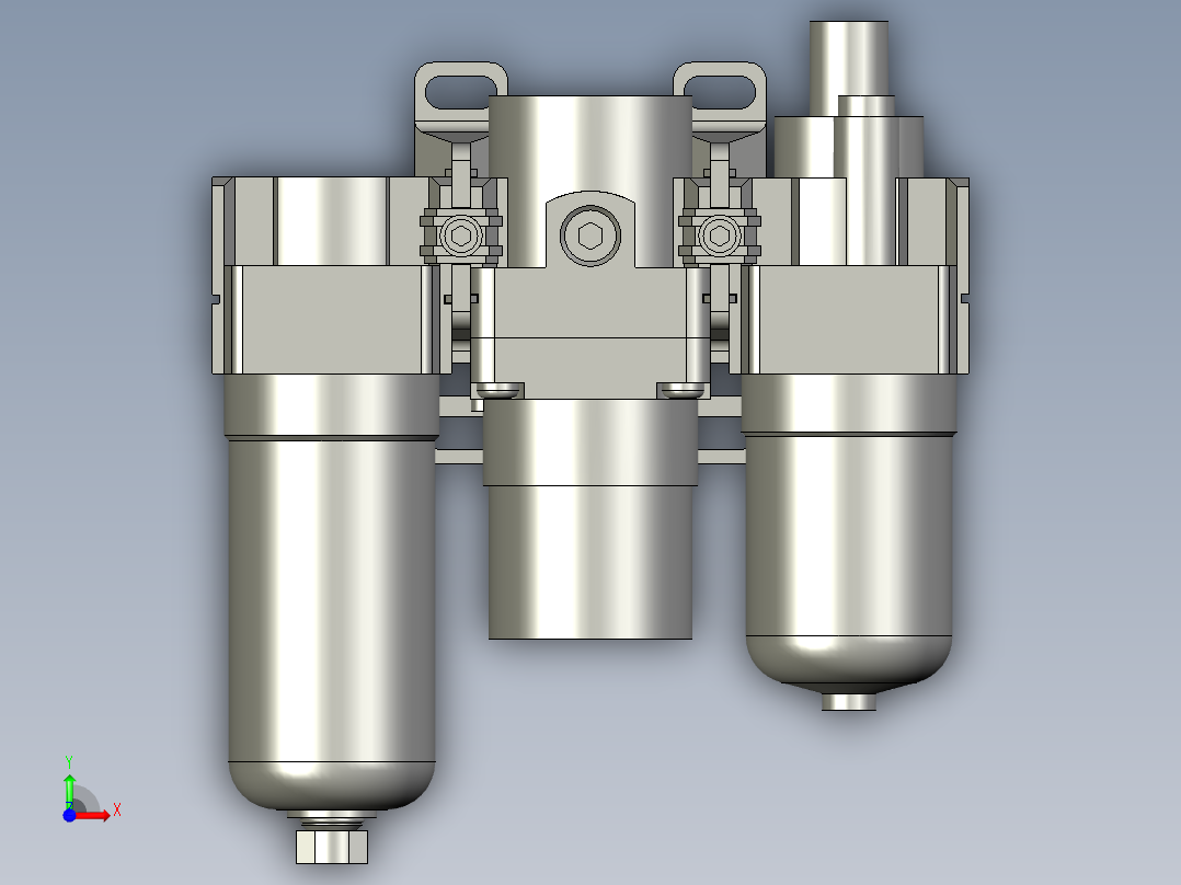 AC20-02C-A-三联件-SMC前视图
