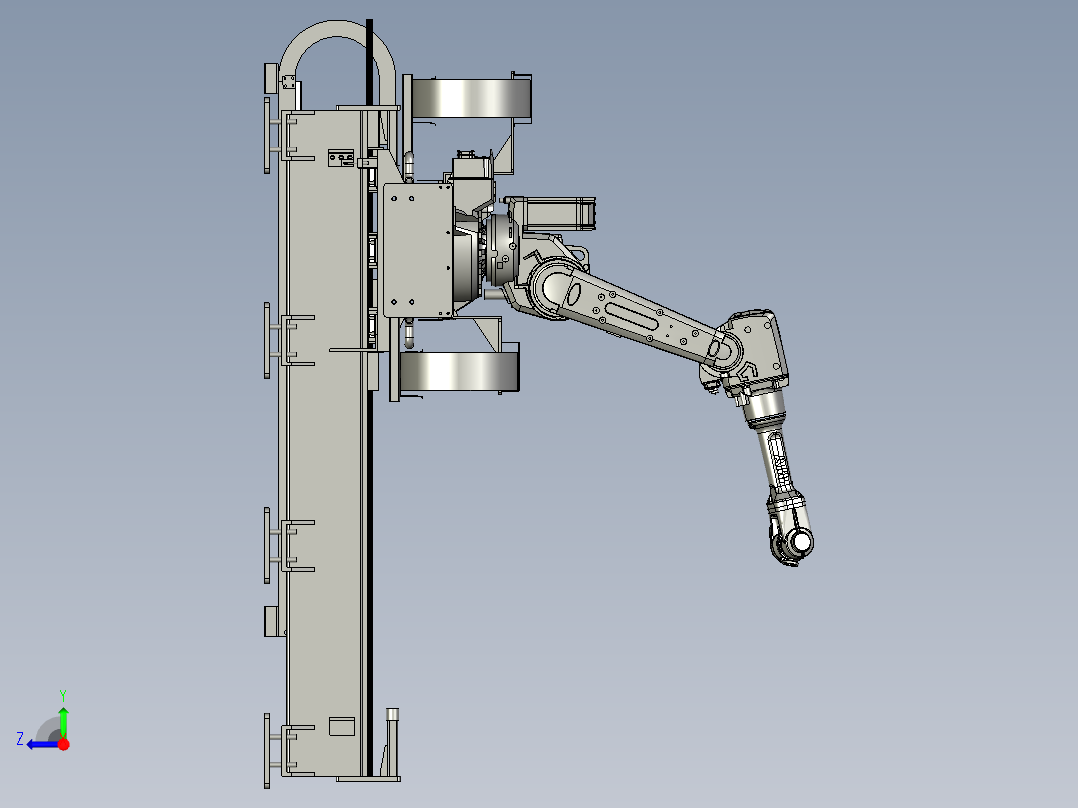 高精度机器人自动化移动系统右视图