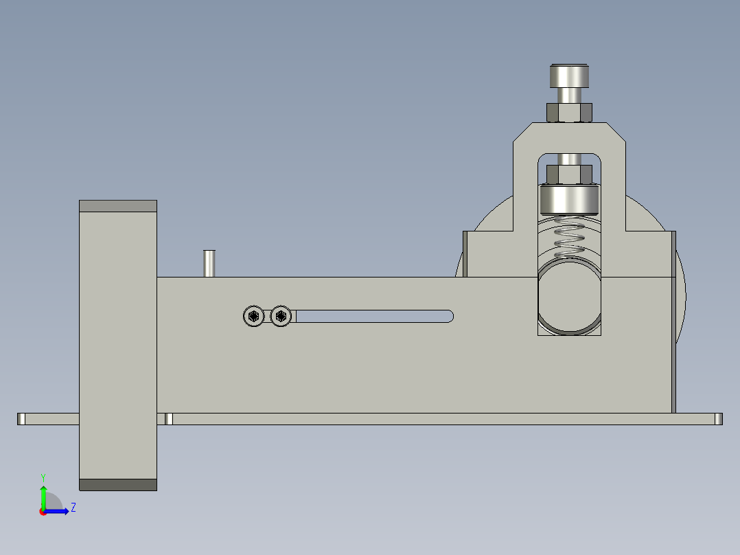 TRD899MINI-2213-00干燥剂压紧组件左视图