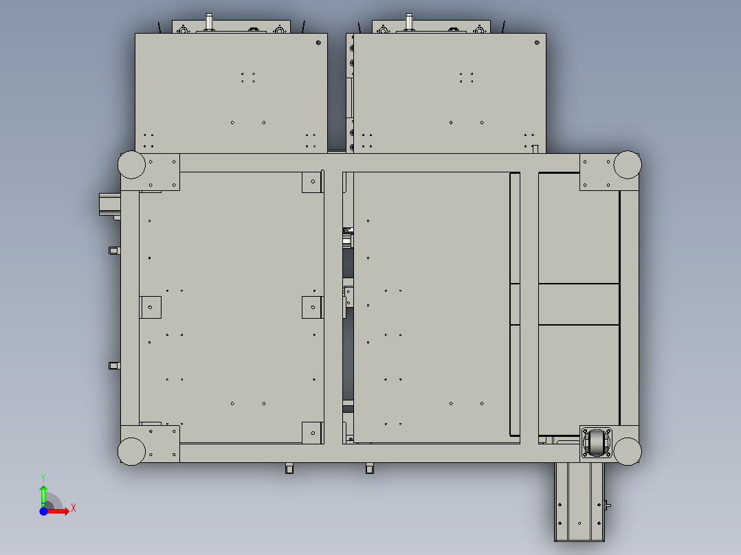 NJYL-160-206-100-00自动下料设备前视图