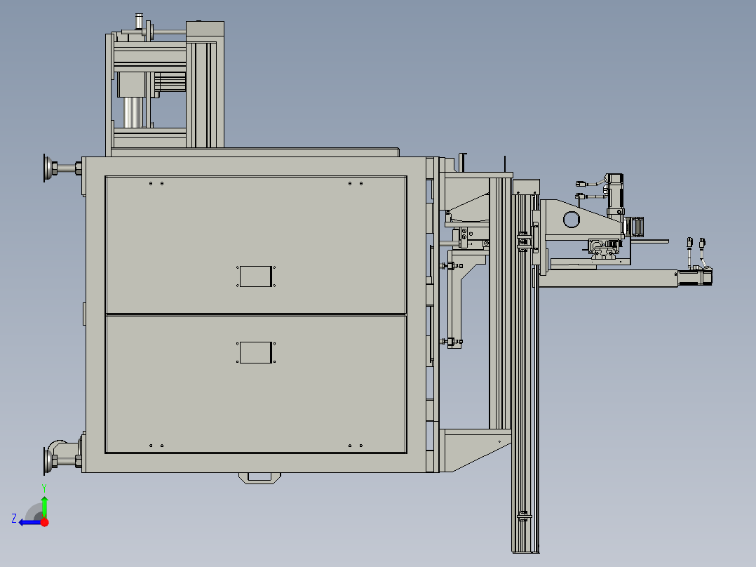 NJYL-160-206-100-00自动下料设备右视图