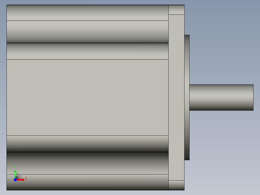 57J1854-828(杰美康步进电机-前视图