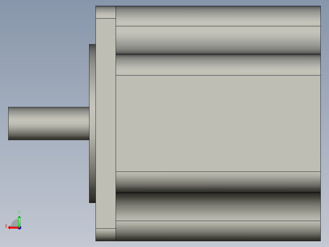57J1854-828(杰美康步进电机-后视图