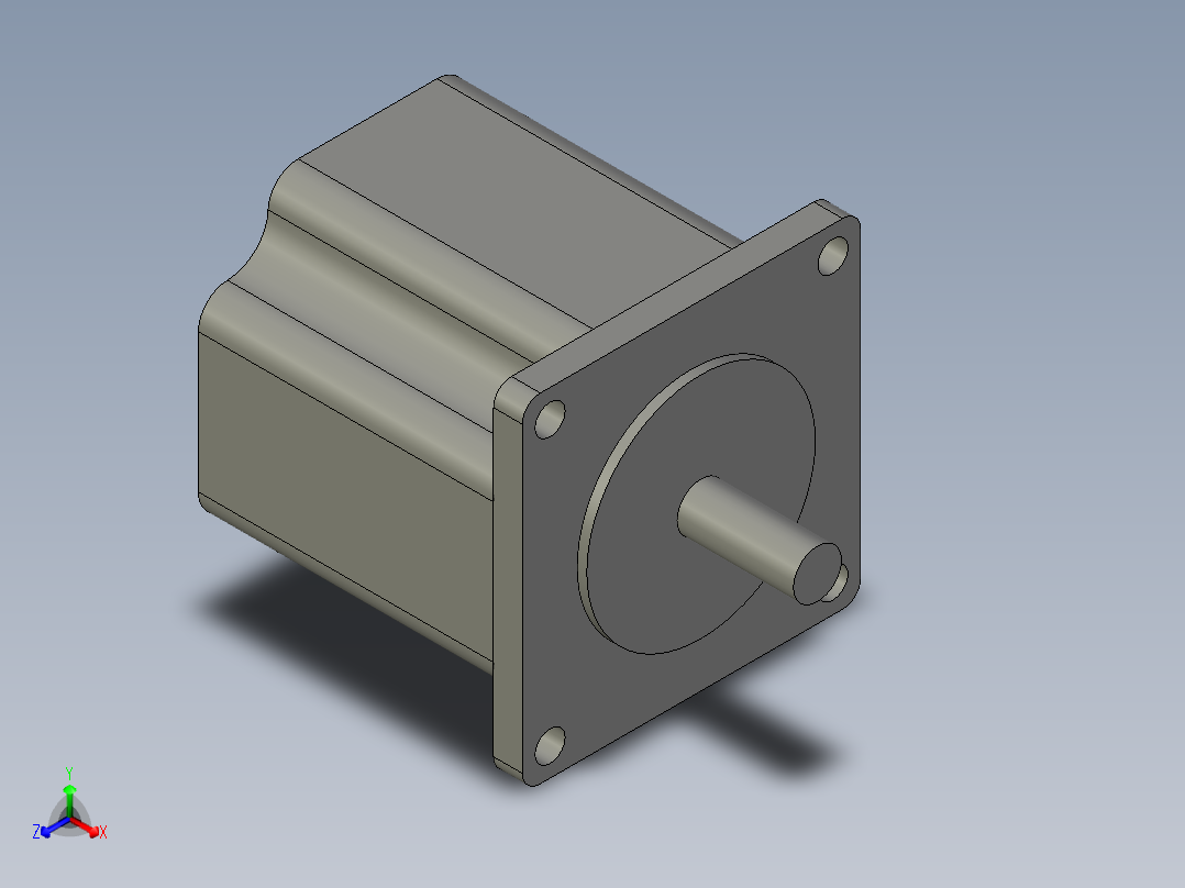 57J1854-828(杰美康步进电机-正等轴测图