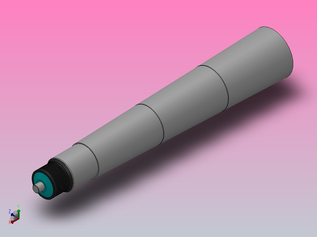 2650系统 多楔带轮锥套辊筒[2.650.HHJ.AFA-W=400]主视图