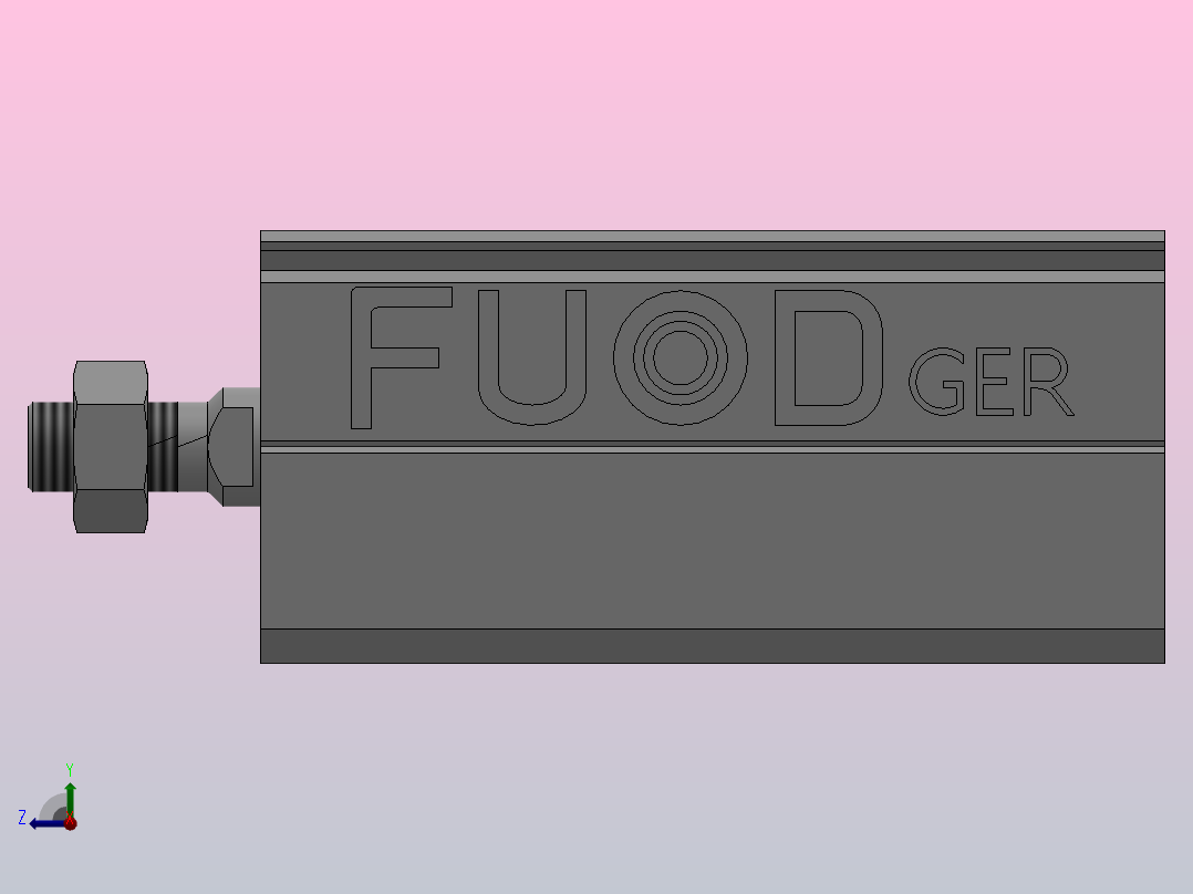 FY-ACQ超薄气缸系列[FY-CTACQS-16x30-B]右视图
