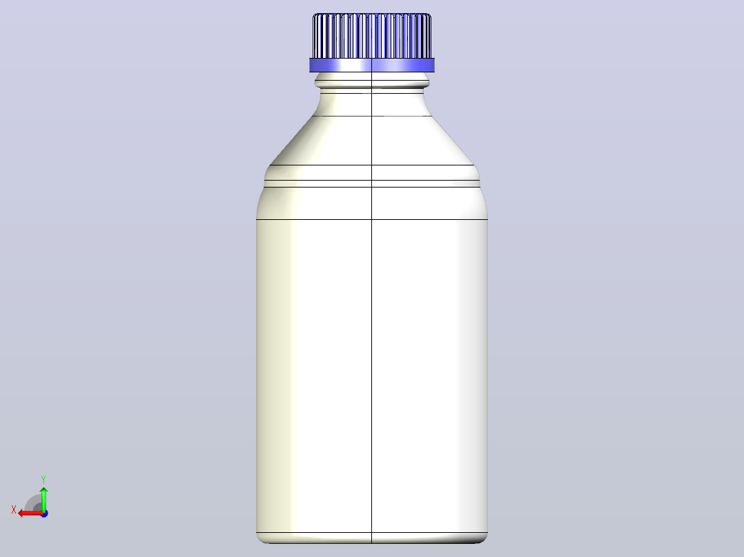 肖特杜兰实验室瓶1lGL45后视图