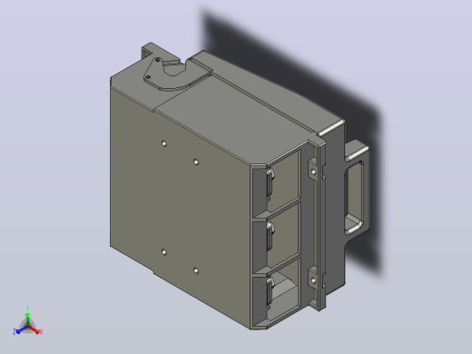 HR6-800_31 3P熔断器式隔离开关三维模型202011