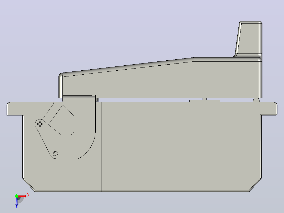 HR6-800_31 3P熔断器式隔离开关三维模型202011俯视图