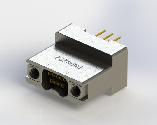 J63A系列微型螺纹紧固垂直安装PCB连接器，插座缩略图