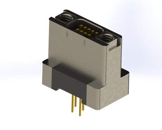 J63A系列微型螺纹紧固垂直安装PCB连接器，插座缩略图