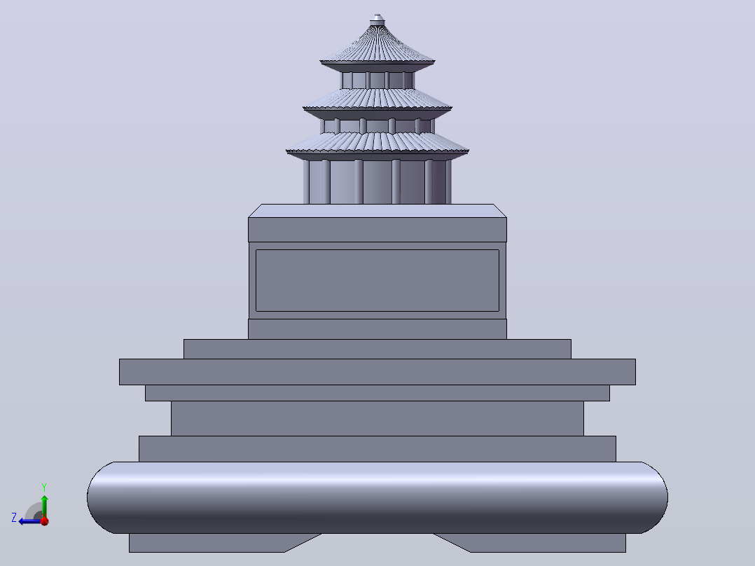 中国古建筑-2010版右视图
