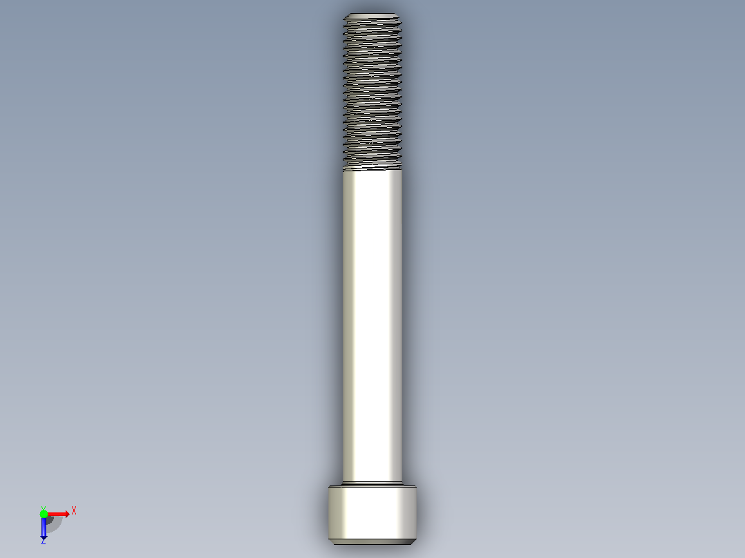DIN_EN_ISO_4762_M20x160.ipt内六角螺钉俯视图