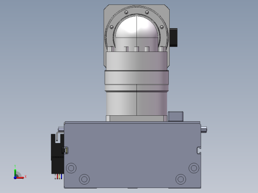 DMG135-BCM齿轮齿条模组直线滑台（电机后折）[DMG135-L11S400-DT400-C2U-BCM-P7]前视缩略图