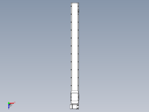 机器人皮带驱动直线轴TPA-GCB-150-P80-L1600-LP-M75-N3俯视缩略图