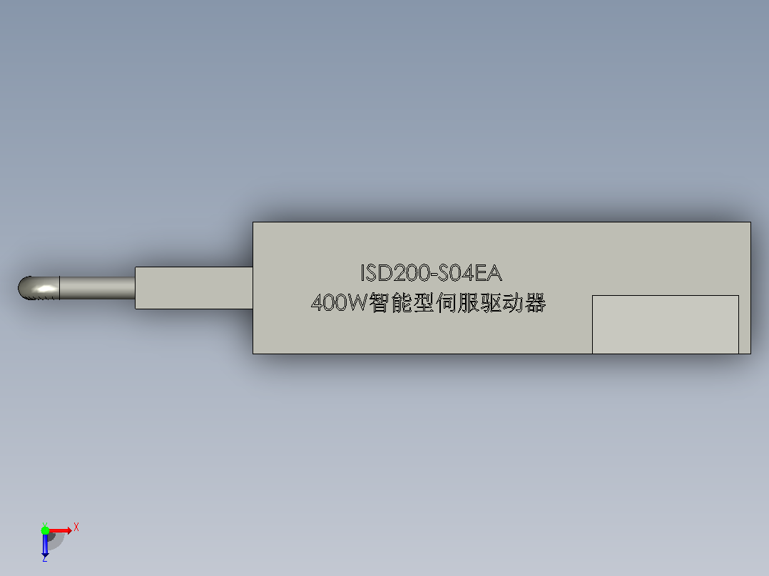 ISD200-S04E伺服驱动器400W俯视图