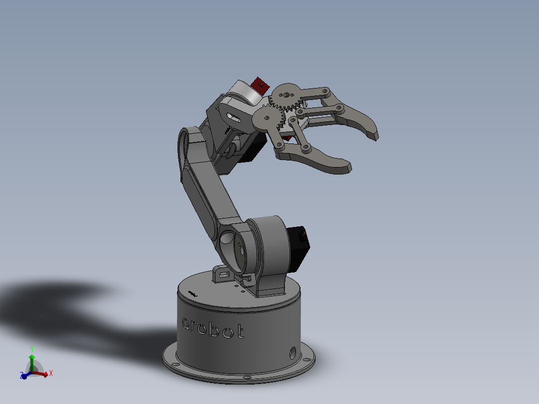 robotic arm 163主视图