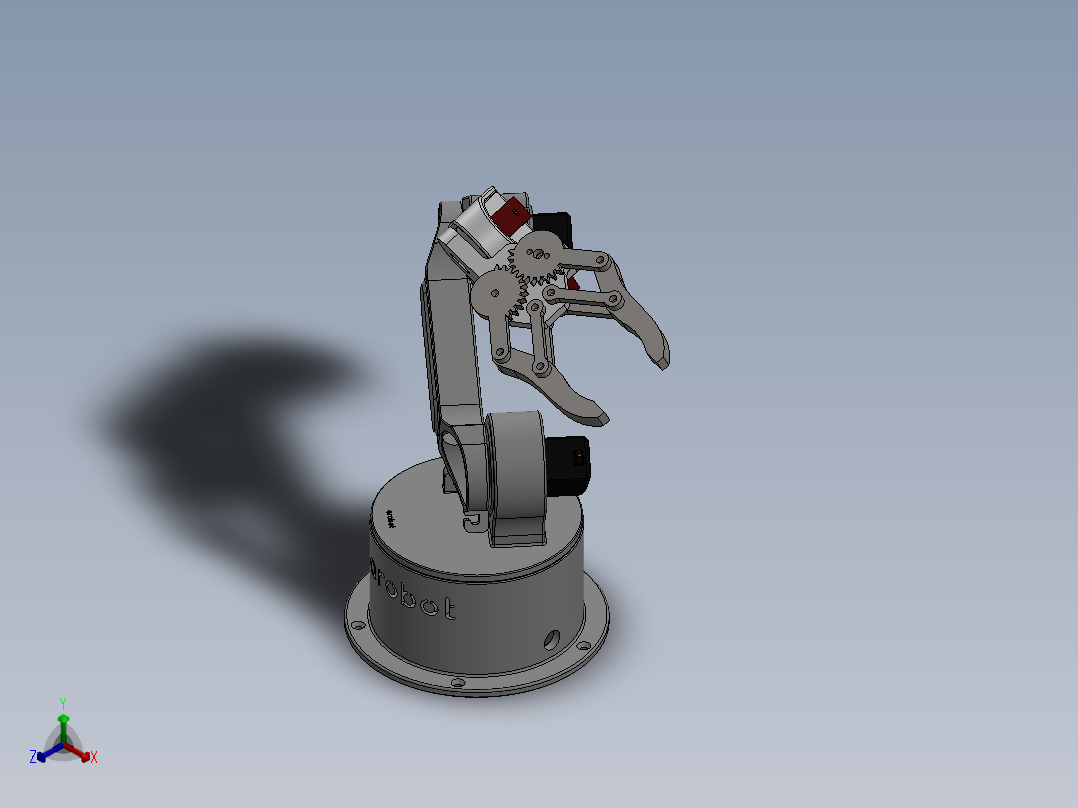 robotic arm 163正等轴测图