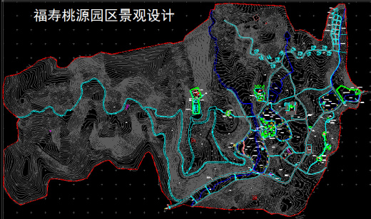 农家乐等18套生态农业观光度假区景观规划设计平面图纸CAD图纸缩略图