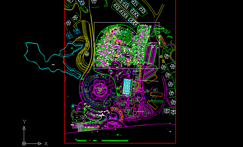 农家乐等18套生态农业观光度假区景观规划设计平面图纸CAD图纸