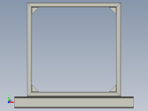 solidworks 焊接件图纸前视缩略图