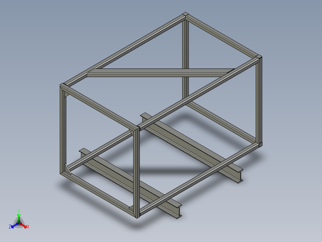 solidworks 焊接件图纸正等轴测图