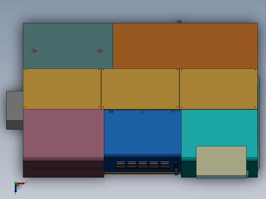 TC400精密斜床身数控车床俯视缩略图
