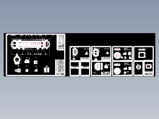 流量为260th卧式蒸汽冷凝器 