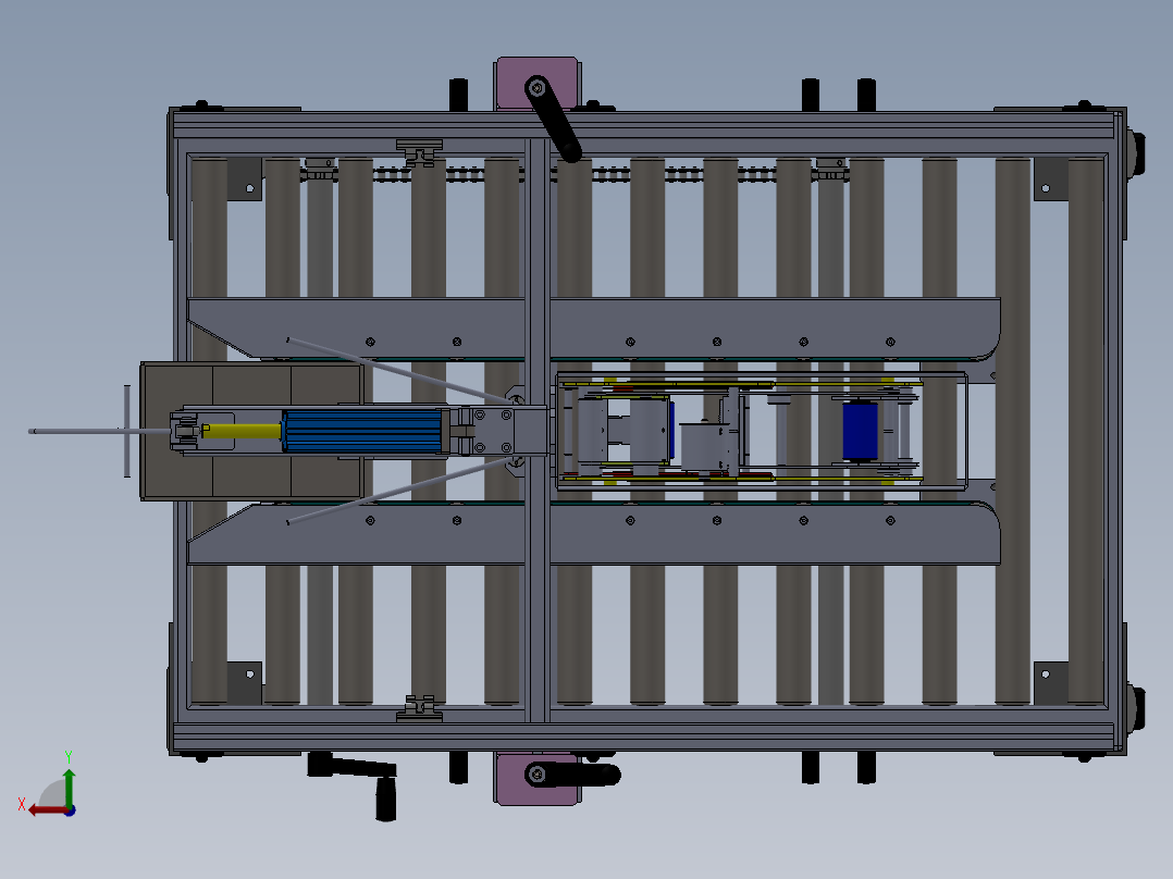 ZDH-BAOZ-009 封箱机（成熟产品）3D模型后视图