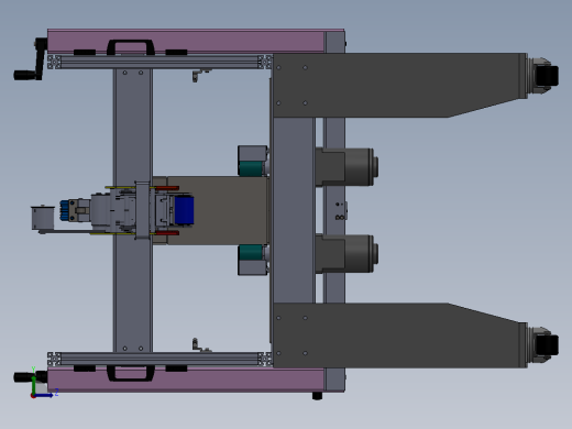 ZDH-BAOZ-009 封箱机（成熟产品）3D模型左视缩略图