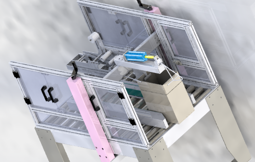 ZDH-BAOZ-009 封箱机（成熟产品）3D模型缩略图