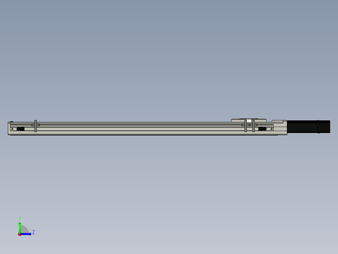 Toyo东佑达直线模组-ECH6-700-BC+煞車-反左视图