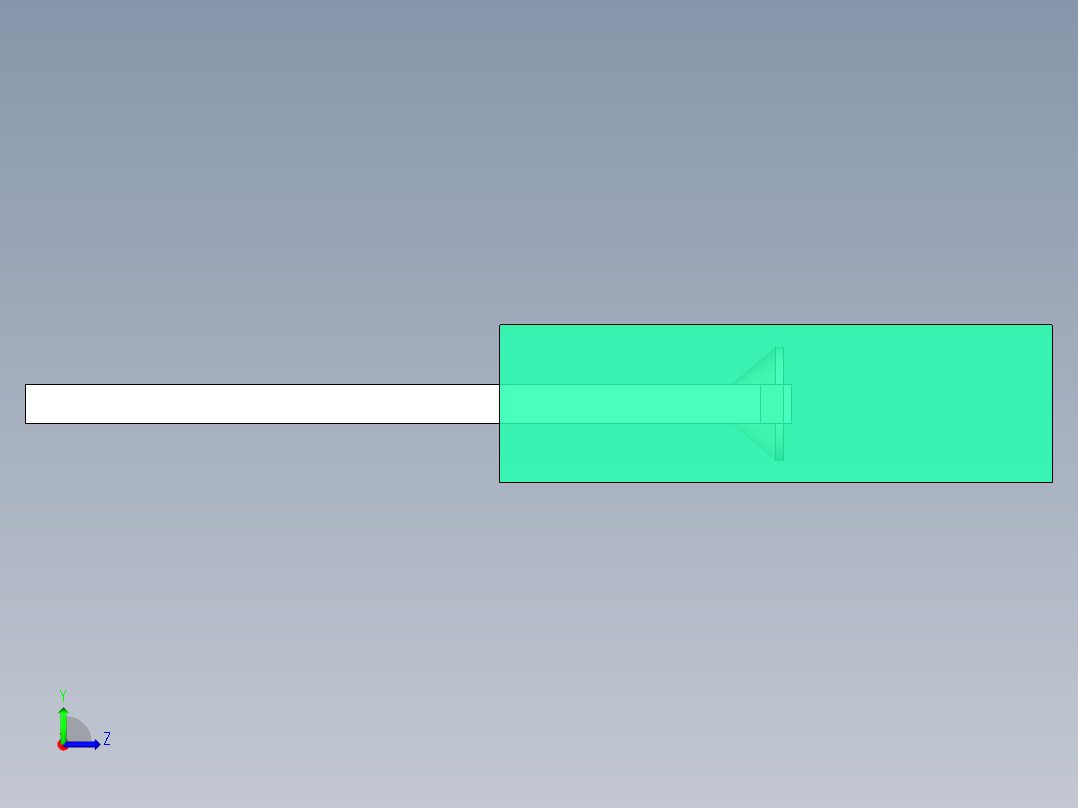 LED_Rectangular_Green3_2x5x7mm左视图