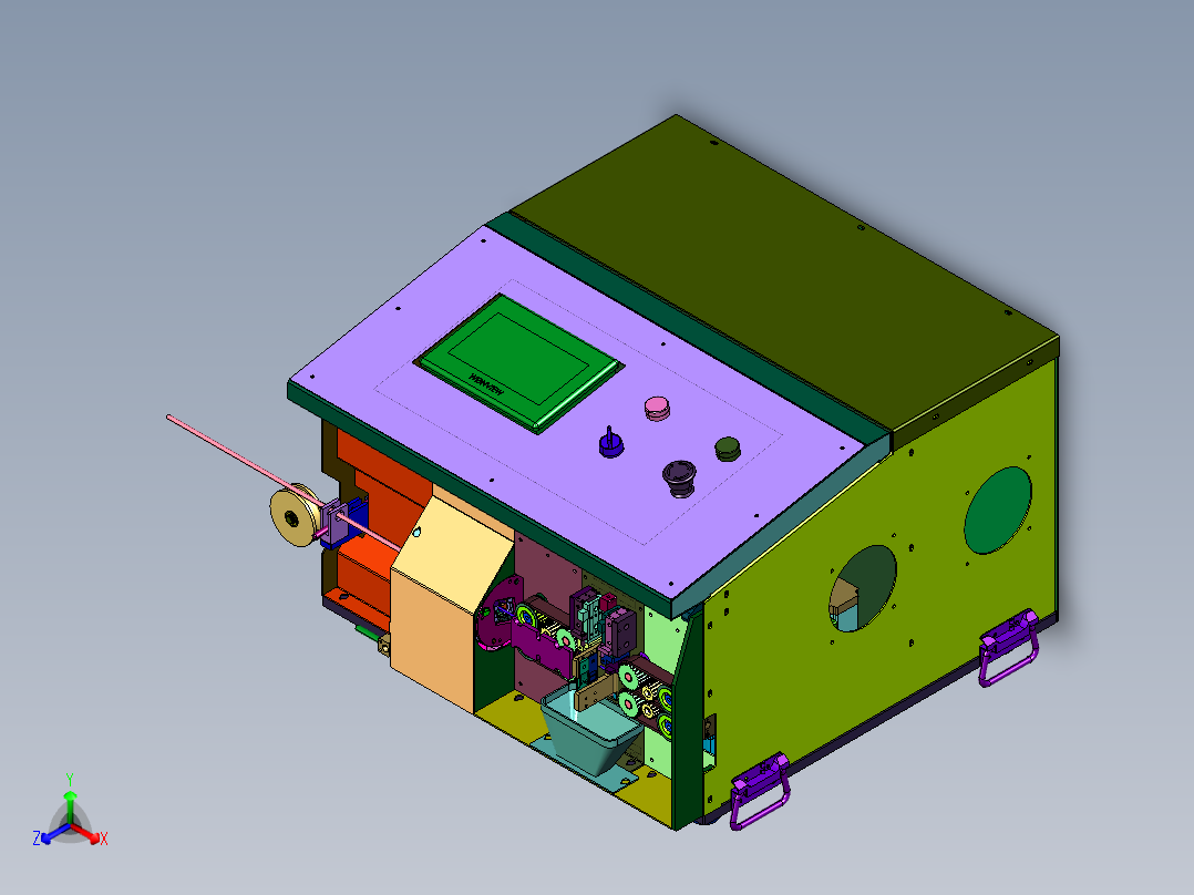 全自动旋转刀线材下线扒皮机