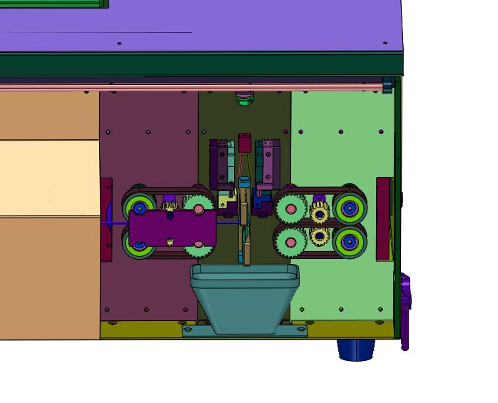 全自动旋转刀线材下线扒皮机