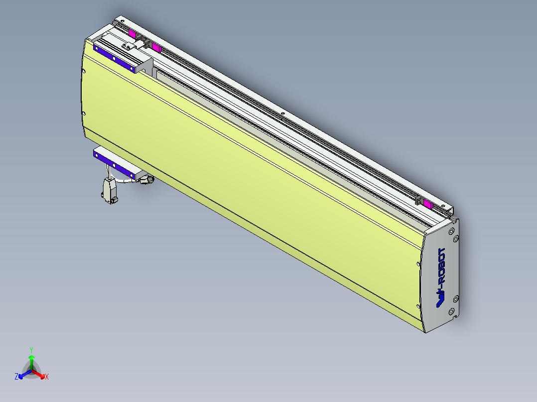 威洛博VL系列3d模型模组VL22H1Y-S700主视图
