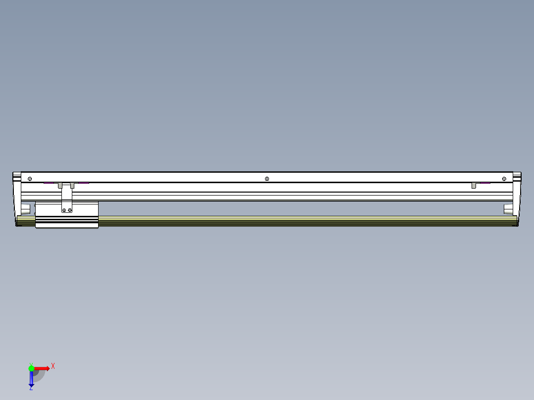 威洛博VL系列3d模型模组VL22H1Y-S700俯视图