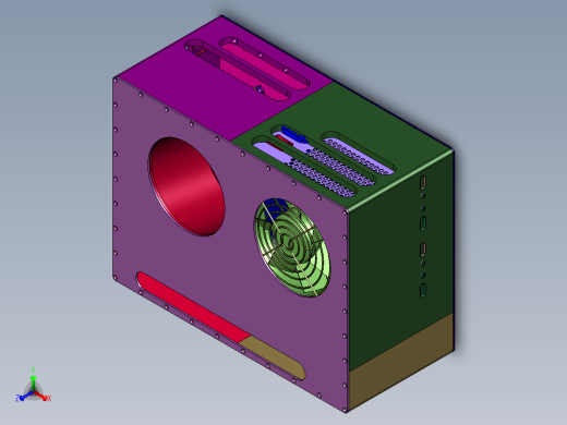 3D打印外壳迷你小电脑整机