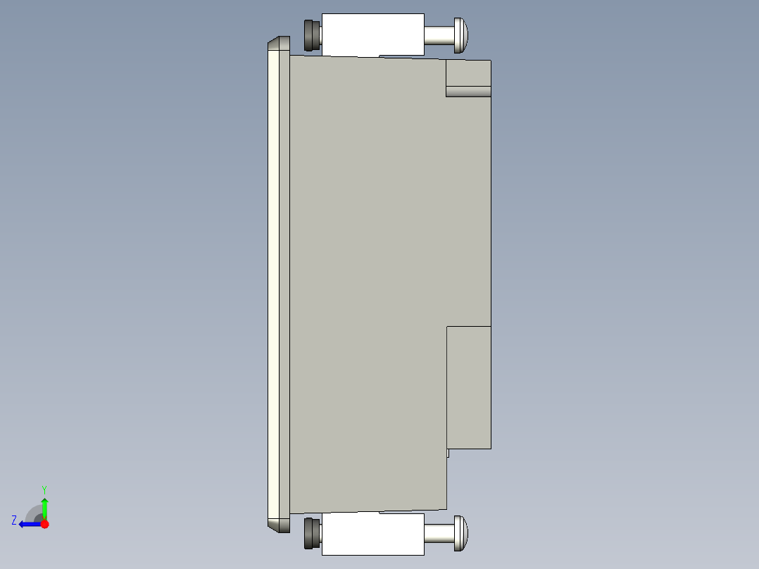 基恩士VT3-Q5T_S_M_kc图纸模型右视图